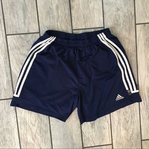 Adidas Climalite Shorts Sz. L Blue & White Striped